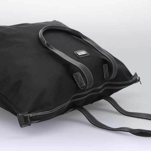 Christian Dior Tote Bag Nylon Black Auth ti2908 - Picture 6 of 14